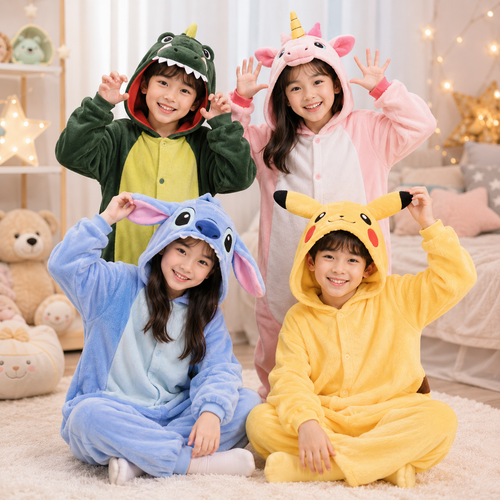 ชุดนอนมาสคอต / ชุดแฟนซี (Mascot / Character Onesies)